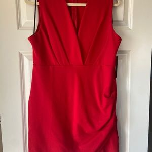 Cocktail Hour Red Wrap Dress